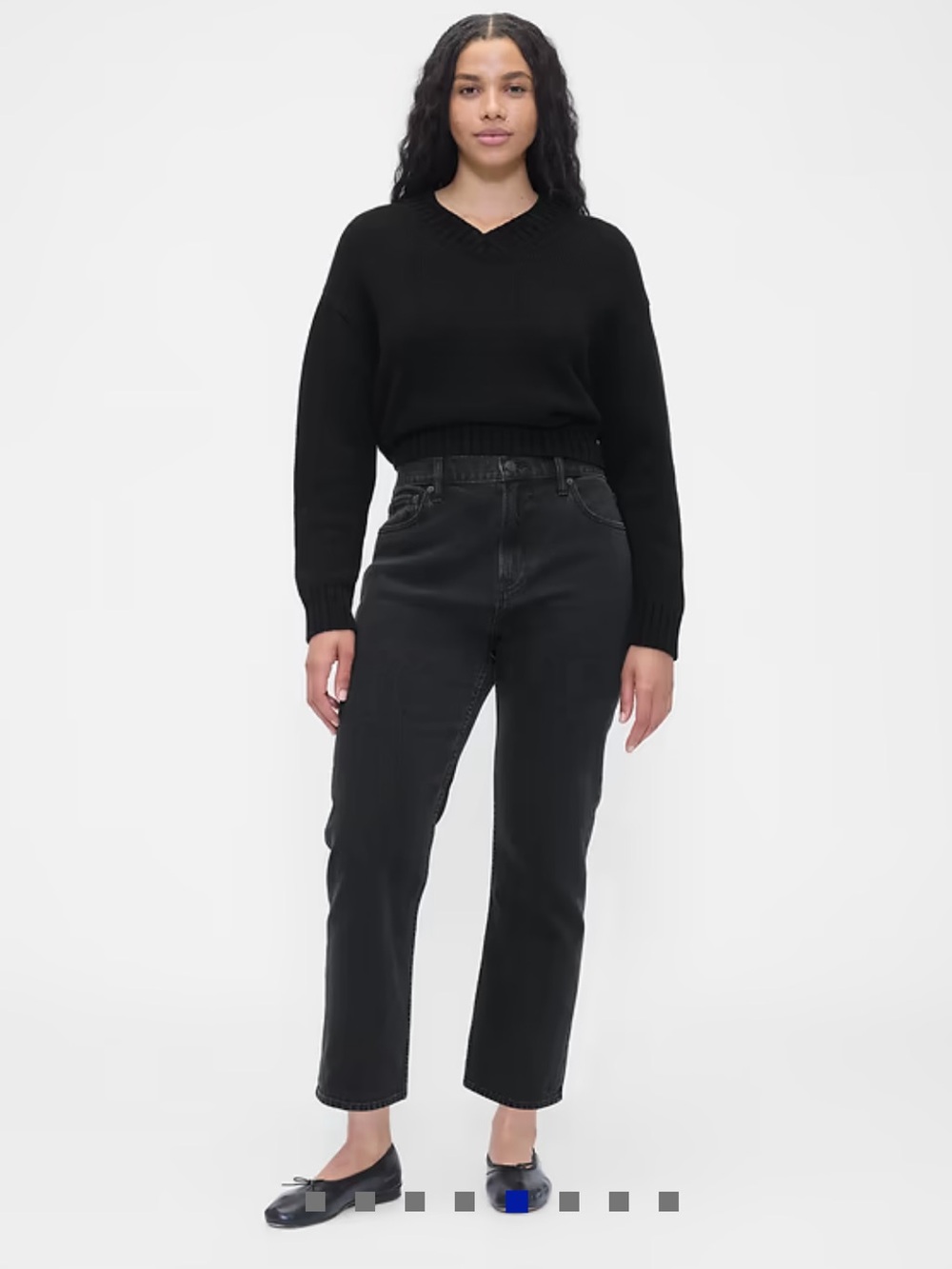 Gap High Rise ’90s Slim Straight Crop Jeans